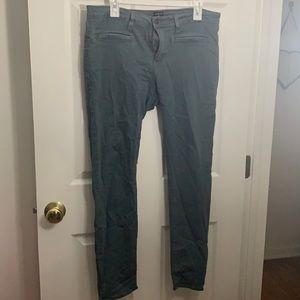 Size 32 (size 14) Just black skinny jeans (color is a blueish grey)